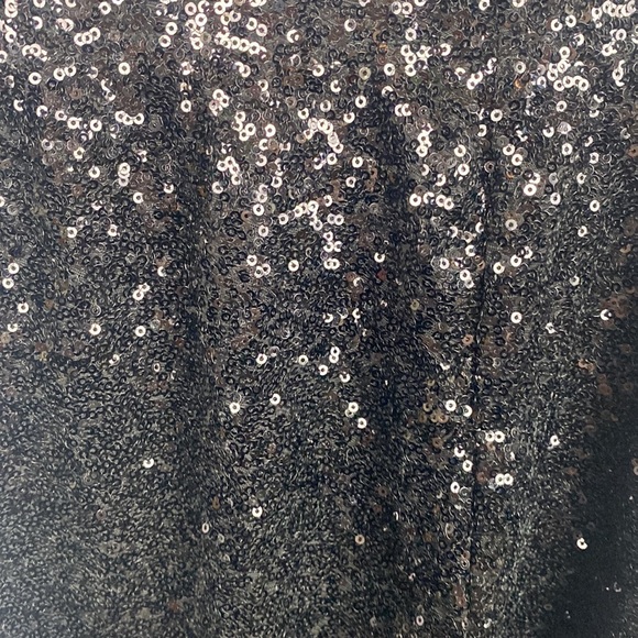 Daisy Mae by Obviously Chic Black Sequin Sparkle Legging Pants - Size Small - Picture 12 of 14